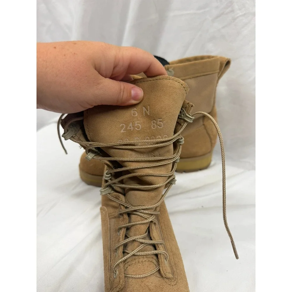 Wellco NWOB Men's Waterproof Desert Army‎ Military Combat Boots 6N